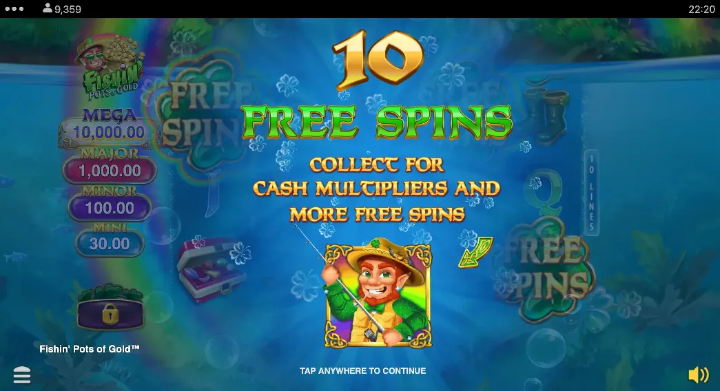 Fishin' Pots of Gold Free Spins
